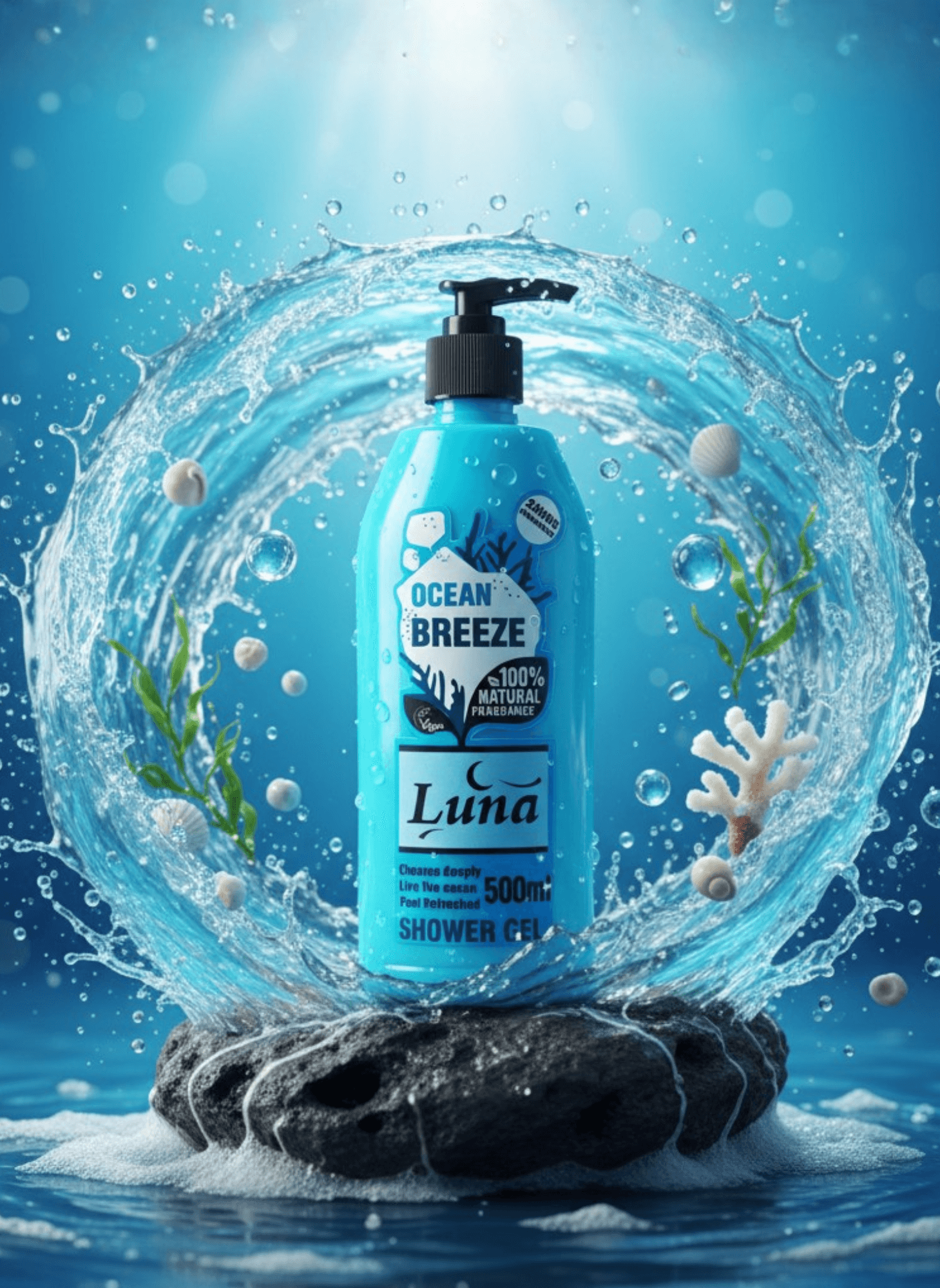 Shower Gel - OCEAN BREEZE (500ml)