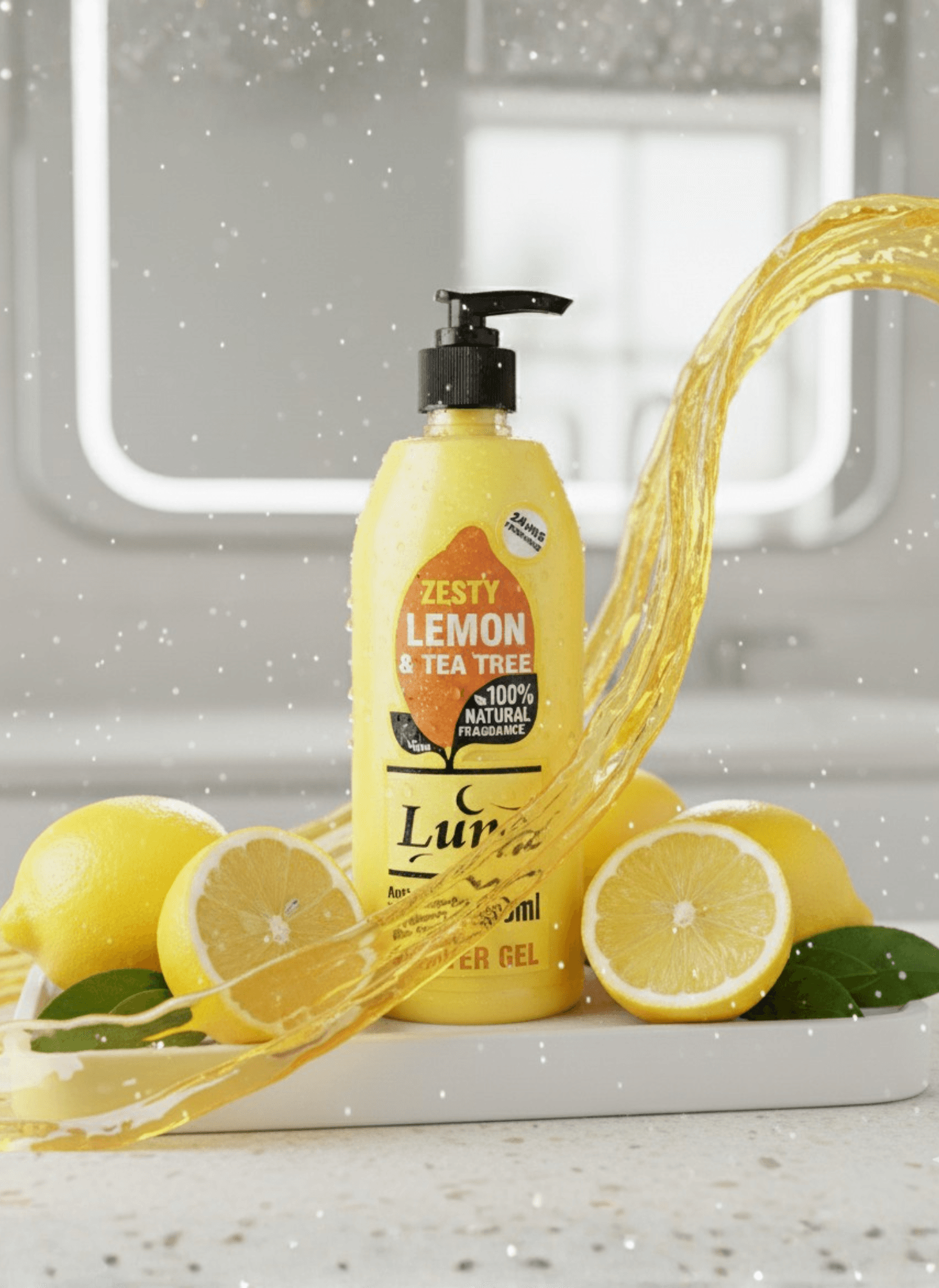 Shower Gel - ZESTY LEMON & TEA TREE (500ml)