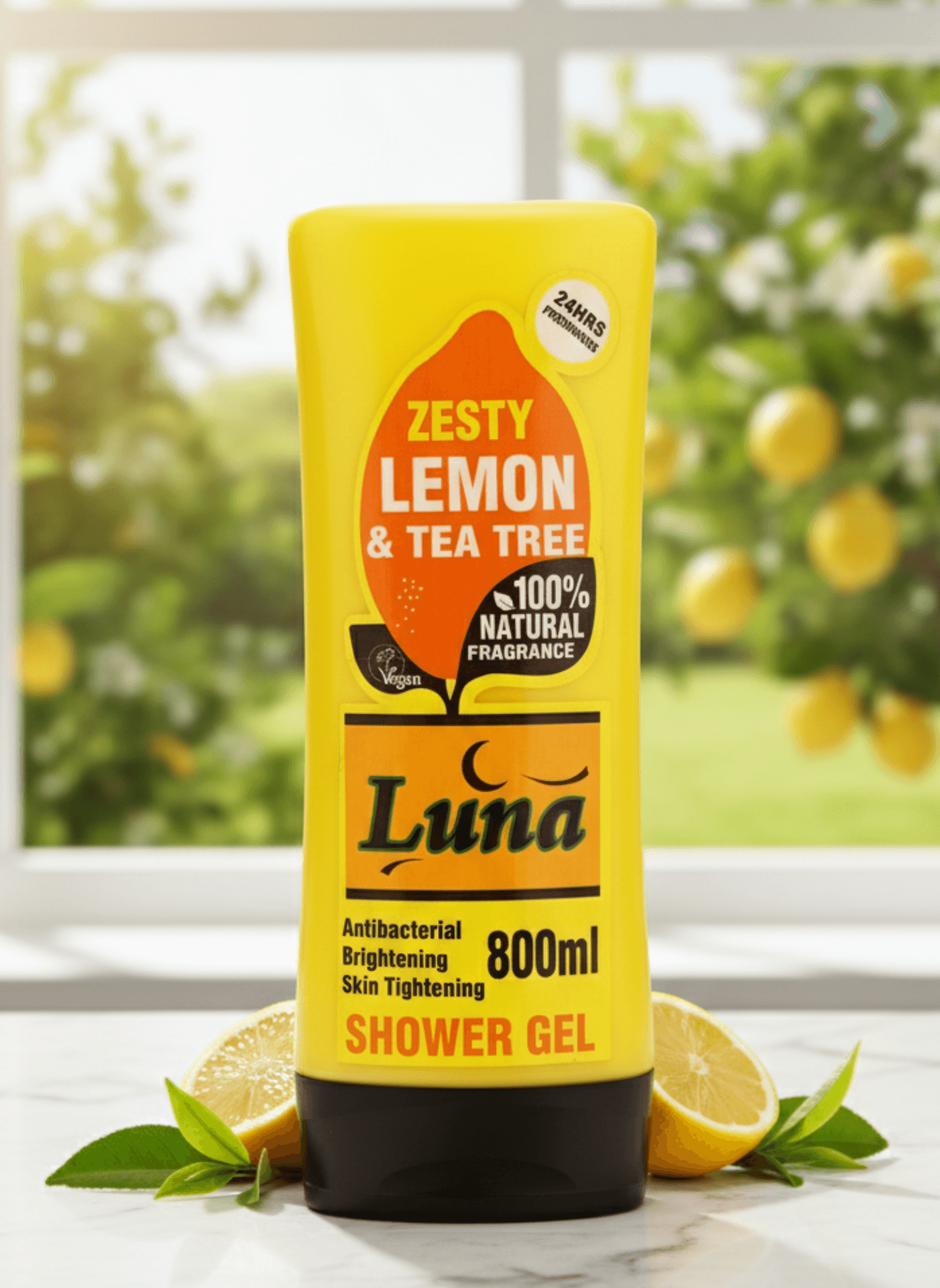 Shower Gel - ZESTY LEMON & TEA TREE (800ml)